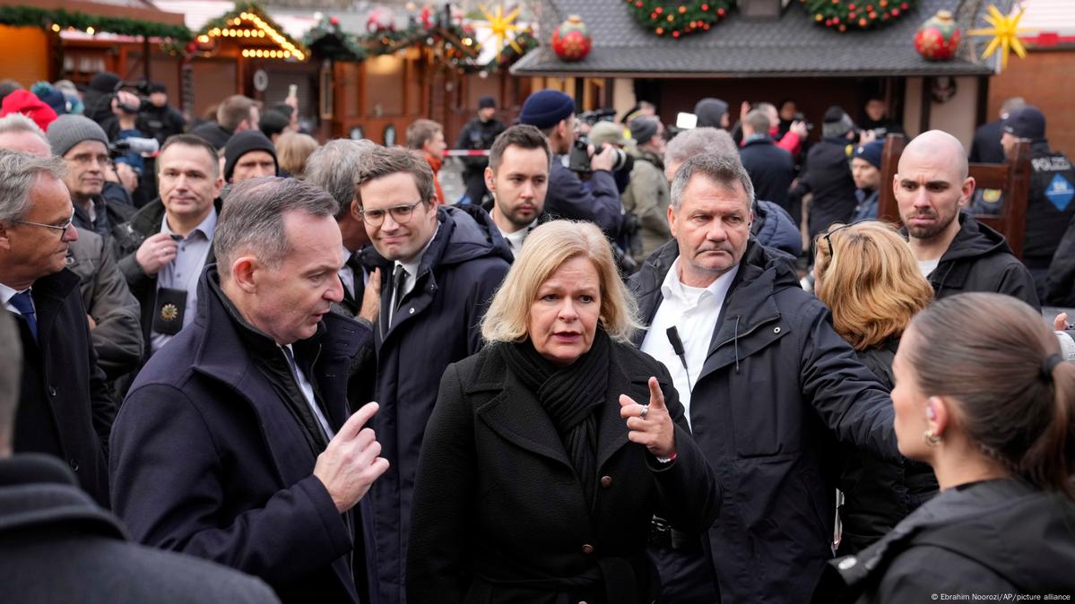 Germany’s Faeser says AfD shouldn’t exploit Magdeburg attack