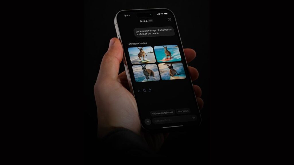 Grok steps out to mobile