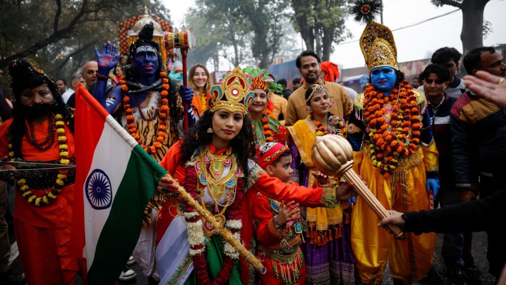 Maha Kumbh mela – India’s huge festival with 400km of temporary roads, a 10,000-acre pop-up tent city and 150,000 toilets