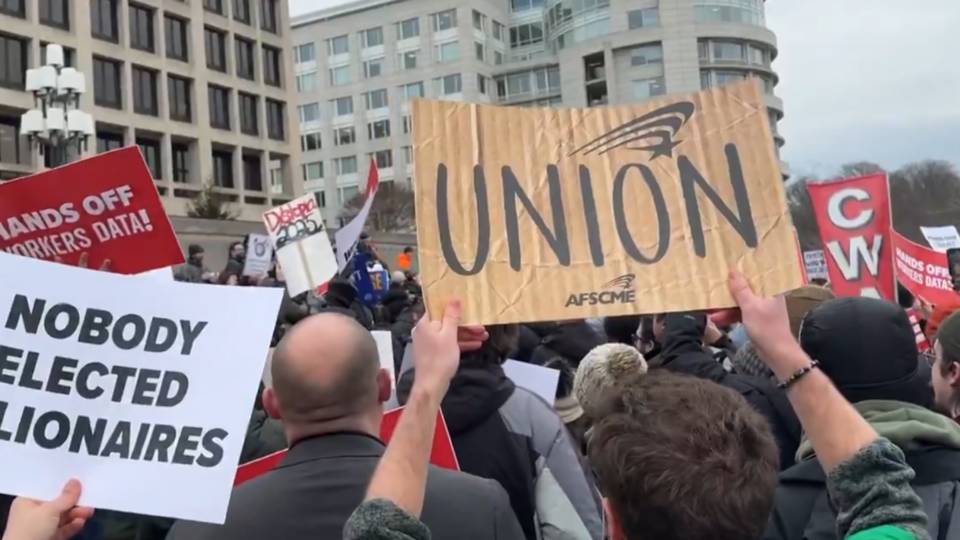 Unions sue to stop DOGE from accessing federal data
