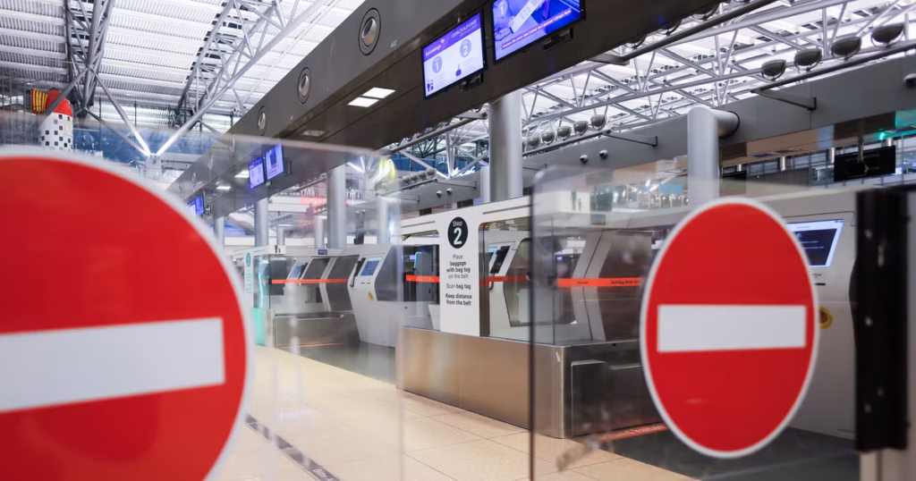 Surprise strike hits major airport – as German airspace to ‘largely shut’ today