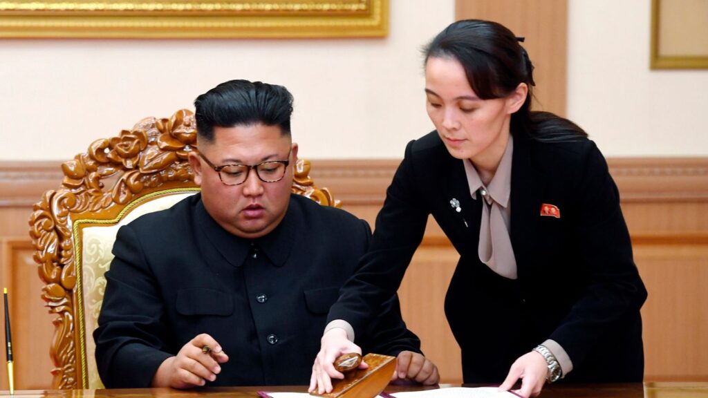 Kim Jong Un’s sister threatens response to US aircraft carrier’s deployment