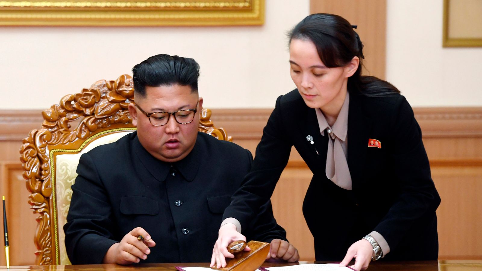 Kim Jong Un’s sister threatens response to US aircraft carrier’s deployment